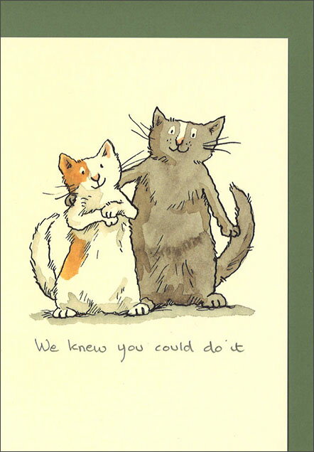 グリーティングカード 多目的 父の日「きっとできると思ってた」 封筒115×162mm 定形サイズ 動物 イラ..