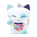 Manicat 招き猫 キーホルダー フィギュア 人形 開運 金運 幸運 縁起物 ギフト(4)