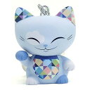 Manicat 招き猫 キーホルダー フィギュア 人形 開運 金運 幸運 縁起物 ギフト(4)
