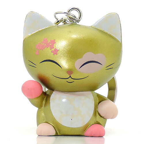 Manicat 招き猫 キーホルダー フィギュア 人形 開運 金運 幸運 縁起物 ギフト