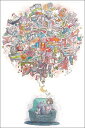 ポストカード イラスト かわいみな「本の夢」100×150mm 郵便はがき メッセージカード イラストレーター かわいい