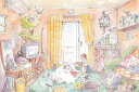 ポストカード イラスト かわいみな「魔法使いの家」100×150mm 郵便はがき メッセージカード イラストレーター かわいい