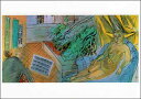 ポストカード アート デュフィ「カルダス デ モンブイのパティオ」105×150mm 名画 メッセージカード 郵便はがき コレクション(HZN2388)