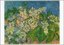 ポストカード アート ゴッホ「花咲く栗の枝」105×148mm 名画 メッセージカード 郵便はがき コレクション(VD2660)
