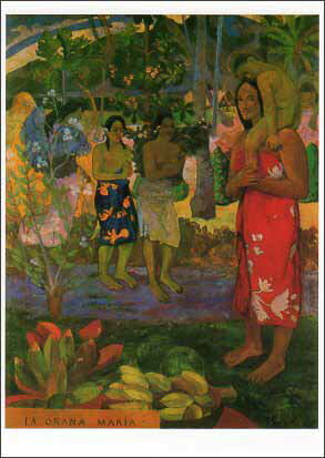 ポストカード アート ゴーギャン「マリア礼賛」105×148mm 名画 メッセージカード 郵便はがき コレクション(VD2895)のサムネイル