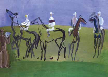 ポストカード アート デュフィ「日付のないドゥーヴィル便」105×150mm 名画 メッセージカード 郵便はがき コレクション(BK3394)