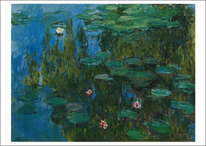 商品情報 画家の紹介 クロード・モネ（1840-1926） モネは、印象派を代表するフランスの画家であり、代表作『印象・日の出』は印象派の名前の由来になった。水面に反射する光の推移や気候・天候・時間によって変化する自然的要素を巧みに表現した作品を生み出している。 1883年になると彼はジヴェルニーに住居を移った後、「花の庭」や睡蓮の池のある「水の庭」を作り、1899年から数々の「睡蓮」シリーズを描くようになった。 サイズ 105×148mm 備考 在庫数は、一定の個数で設定しております。品切れの場合は、メールにてご連絡させていただきます。また、ご注文の個数についてご相談がありましたら、遠慮なくお問い合わせください。　