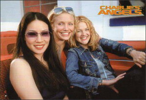 ポストカード シネマ「チャーリーズ・エンジェル」(犯罪/スリラー映画)「ドリュー・バリモア/キャメロン・ディアス/ルーシー・リュー」(女優)105×150mm メッセージカード 郵便はがき ビンテージ ヴィンテージ