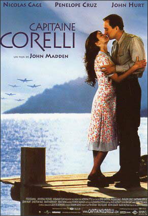 ポストカード シネマ「コレリ大尉のマンドリン」(恋愛映画)「ニコラス・ケイジ」(男優)「ペネロペ・ク..