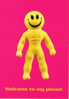 ポストカード カラー写真「私の惑星へようこそ」105×150mm 郵便はがき メッセージカード