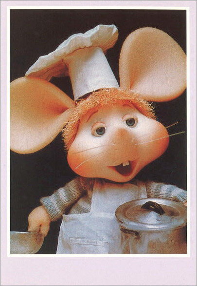 ポストカード イラスト 写真 1960年代米国の音楽番組のキャラクター「トッポジージョ」148×103mm 絵はがき ねずみ ネズミ 鼠