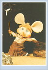 ポストカード 【イラスト/写真】 1960年代米国の音楽番組のキャラクター「トッポジージョ」【148×103mm】(TG111)キャラクター/米国/イタリア/音楽番組/絵はがき/ねずみ/ネズミ/鼠/輸入雑貨