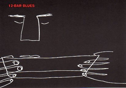 ポストカード イラスト Mデザイン「12小節のブルース」105×150mm 郵便はがき メッセージカード(MP125)