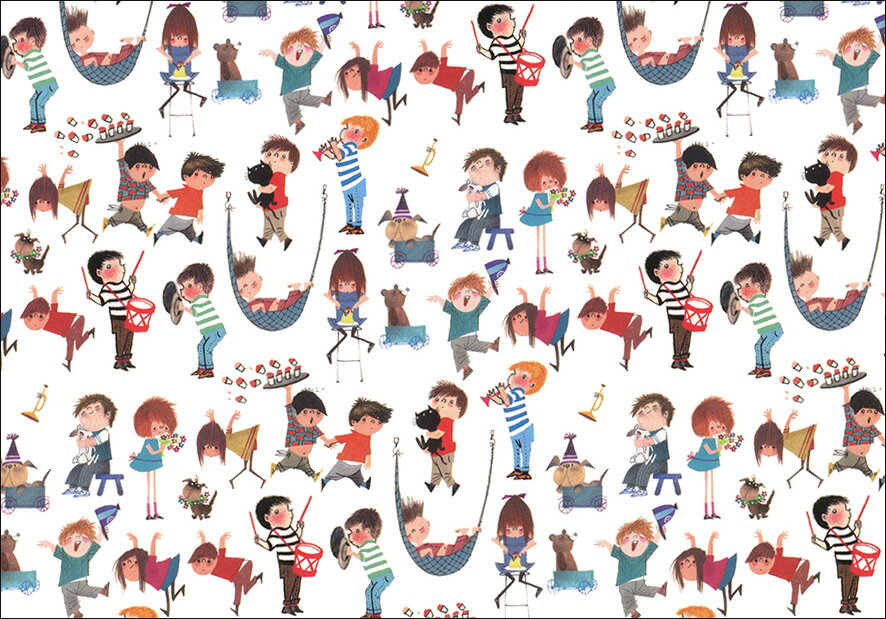 Rakuten - ポストカード イラスト 絵本 フィープ・ヴェステンドルプ「こどもたち」105×150mm(BK3791)