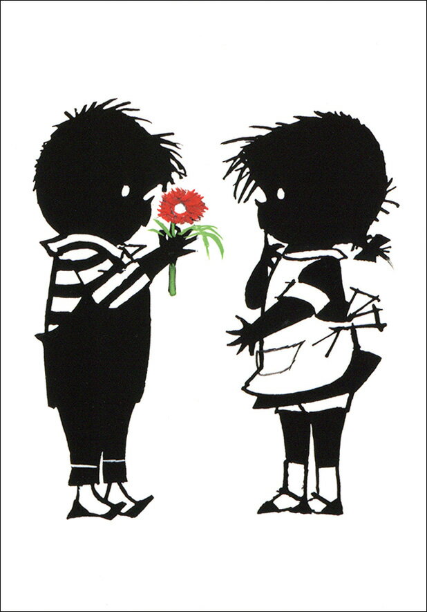 Rakuten - ポストカード イラスト 絵本 フィープ・ヴェステンドルプ「イップとヤネケ・こども」105×150mm(BK4229)