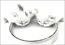 ポストカード モノクロ写真「ミルクを飲む2匹の猫」105×150mm メッセージカード ビンテージ ヴィンテージ 年代物(CT732)