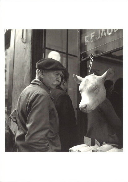 ポストカード モノクロ写真「ロベール・ドアノー」105×150mm メッセージカード ビンテージ ヴィンテージ 年代物(HZN6391)