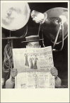 ポストカード モノクロ写真「バスター・キートン」(男性俳優)105×150mm メッセージカード 郵便はがき ビンテージ ヴィンテージ 年代物
