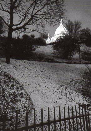 ポストカード モノクロ写真「サクレ・クール寺院」105×150mm メッセージカード 郵便はがき ビンテージ ヴィンテージ 年代物
