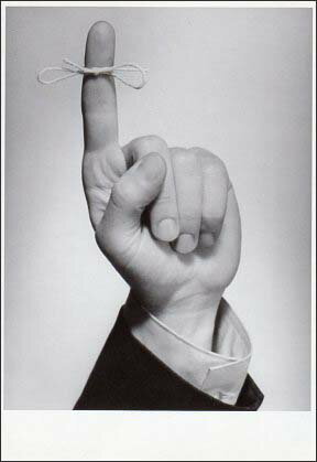 ポストカード モノクロ写真「結ばれた人差し指」105×150mm メッセージカード ビンテージ ヴィンテージ ..