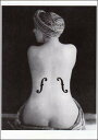 ポストカード【モノクロ写真】 マン・レイ「ヴァイオリンの女性」【148×105mm】メッセージカード 郵便はがき コレクション(VD8698) その1
