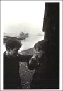 ポストカード モノクロ写真「タバコを吸う男女」105×150mm(TPM056-S)