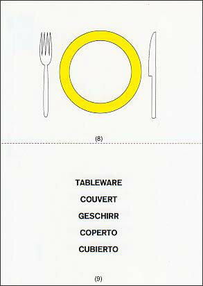 ポストカード その他 Mデザイン「食器」105×148mm 郵便はがき メッセージカード(MP84)