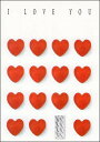 ポストカード メッセージ バレンタイン カルトーエン「I LOVE YOU/愛してる」105×150mm 郵便はがき(K553)