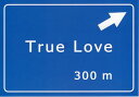 ポストカード メッセージ バレンタイン カルトーエン「True Love/真実の愛」105×150mm 郵便はがき(K810)