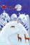 グリーティングカード 【クリスマス】 クリスマスの夜【封筒付き/白】【封筒サイズ108×155mm】【中面/「To Wish You a Merry Christmasand a Happy New Year」の文字あり】(SX-1K201) 264円
