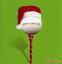 グリーティングカード 【クリスマス】クリスマスなゴルフボール【封筒付き/銀】【封筒サイズ154×154mm】【中面/無地】(CCXM038)