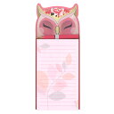 Wise Wings マグネットメモパッド(ボールペン付き) フクロウ ノート メモ帳 縁起物 母の日 ギフト 文房具(Wisdom -知恵-)