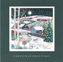 グリーティングカード【クリスマス】「CHRISTMAS GREETINGS」【封筒付き/パーリッシュアイボリー】【封筒サイズ/165×165mm】 メッセージカ...