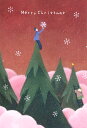 ポストカード クリスマス イラスト 松井しのぶ「雪のカケラ」100×148mm 郵便はがき メッセージカード(MS705)