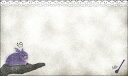 ミニメッセージカード8枚入り イラスト 手乗りうさぎ 55×90mm 動物柄 小さい ひとことカード