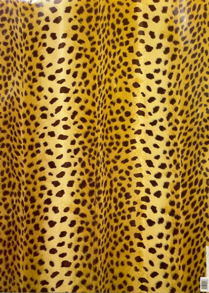 ラッピングペーパー「ヒョウ」 多目的 包装紙 プレゼント 動物 ギフト 贈り物(GW526)