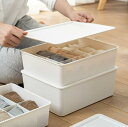【送料無料】 下着収納ボックス 仕切り 引出し 収納 蓋付き 積み重ね 整理整頓 10マス 15マス ランジェリー 便利 小物 整頓ボックス 下着 衣類 ランジェリー 収納 仕切 アンダーウェア ブラジャー 靴下 ネクタイ チェスト ダンス ケース 収納