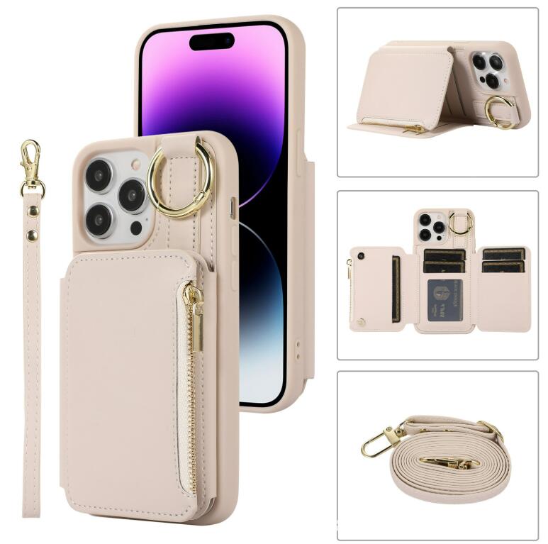 Rakuten - iPhone全シリーズ 大容量 手帳型ケース iphone 15 ケース 手帳型 iphone14ケース iphone13ケース iphone 16 ケース ポケット iphonese4 ケース ファスナー アイフォン14ケース スタンド 小銭入れ ジッパーポケット ストラップ 財布型 分離 衝撃吸収 耐衝撃 レザー