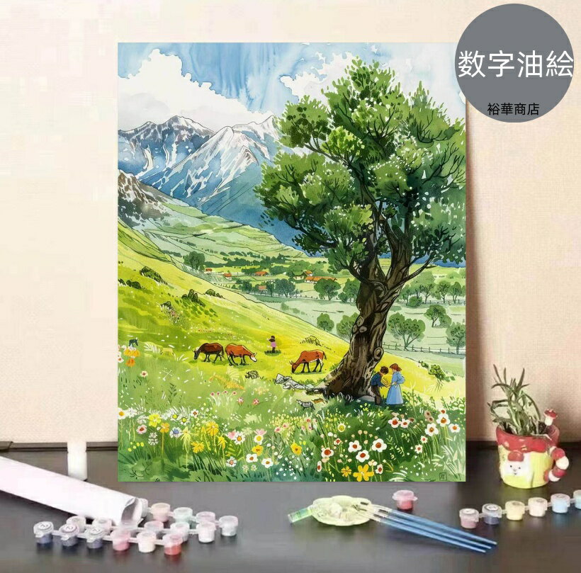油絵 絵画 母の日 父の日 40*50cm インテリア 油絵 セット 油絵風 壁掛け 美術品 数字 塗り絵 大人の 塗り絵 塗り絵 キット セット 風景画 DI...