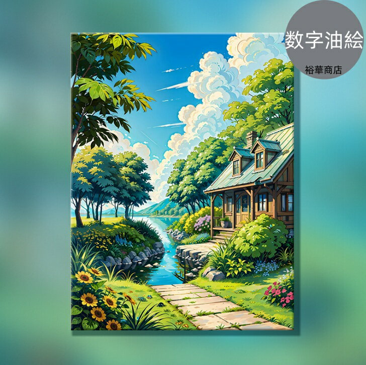 油絵 絵画 母の日 父の日 40*50cm インテリア 油絵 セット 油絵風 壁掛け 美術品 数字 塗り絵 大人の 塗り絵 塗り絵 キット セット 風景画 DI...