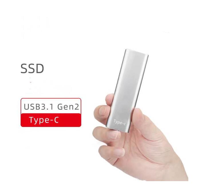 SSD 1TB 外付 ポータブルSSD 外付けハードディス USB-A/USB-C両対応 500GB 超薄型ポータブル ハードディスク 2TB USB3.1 Type-C 対応 スマホ互換可 耐衝撃 - Image 2