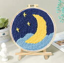 送料無料 パンチニードル キット 刺繍セット 簡単 初心者 ニードル キット 材料道具キット 刺繍スターターキット 可愛い 毛糸 糸 アート モコモコ ハンドメ...