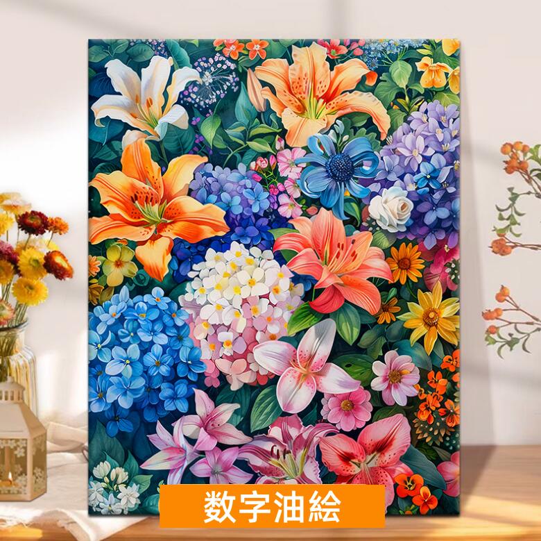 母の日 父の日 油絵 絵画 インテリア 油絵 セット 油絵風 壁掛け 美術品 数字 塗り絵 大人の 塗り絵 塗り絵 キット セット 風景画 DIY絵 キャンバス...