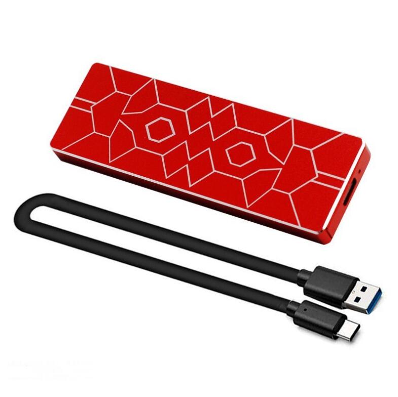 SSD 1TB 外付 ポータブルSSD 外付けハードディス USB-A/USB-C両対応 500GB 超薄型ポータブル ハードディスク 2TB USB3.1 Type-C 対応 スマホ互換可 耐衝撃 - Image 2