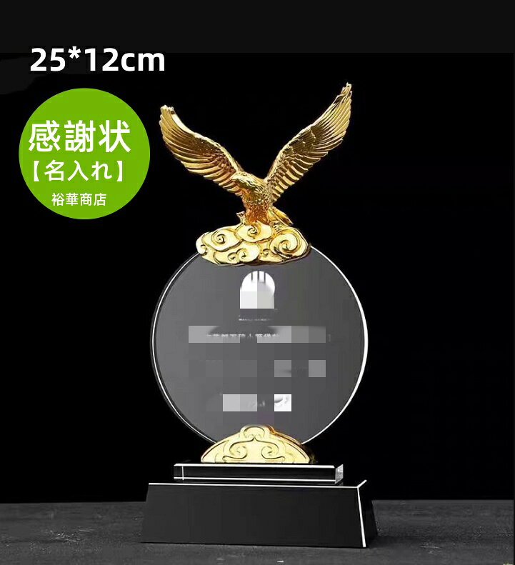表彰楯 オリジナル 記念楯 オーダーメイド クリスタル 感謝状 お礼状 c 卒業 記念 プラーク エコロジークリスタル 盾【名入れ】