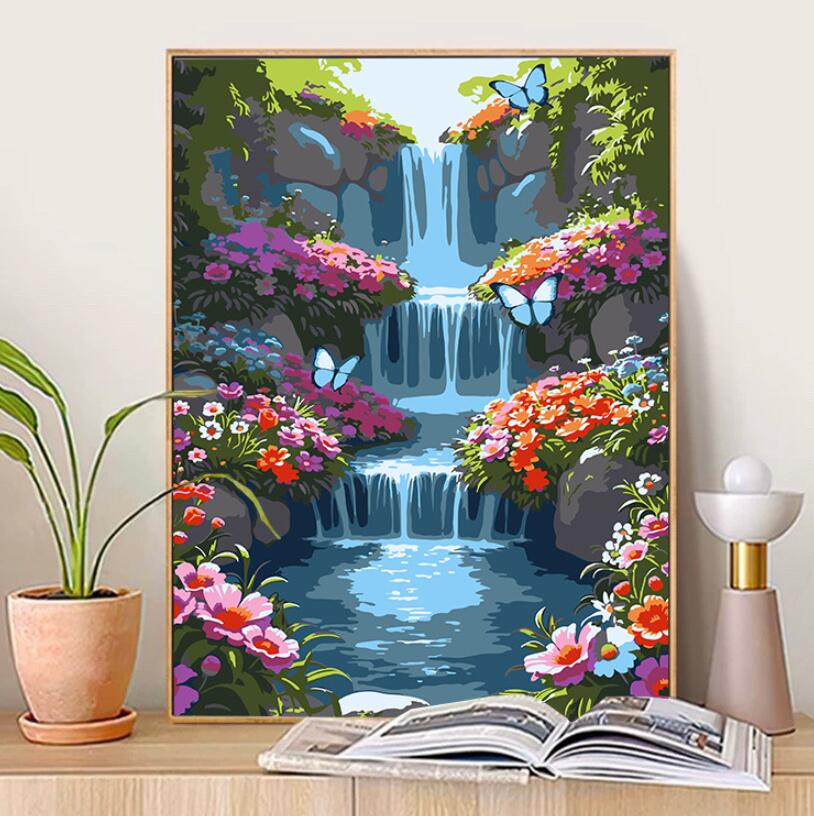 母の日 父の日 油絵 絵画 インテリア 油絵 セット 油絵風 壁掛け 美術品 数字 塗り絵 大人の 塗り絵 塗り絵 キット セット 風景画 蝶 DIY絵 キャンバス 油絵の具 プレゼント 壁デコ 壁装飾 名画 壁飾り ギフト 手作り 敬老の日 母の日 初心者 誕生日 新築 お祝い