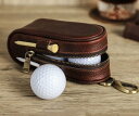 10%クーポン発行中!送料無料 ゴルフ ボールケース 本革 牛革 復古 ボールケース 3本用 ボールポーチ 収納ボックス コレクションケース 持ち運び 便利コン...