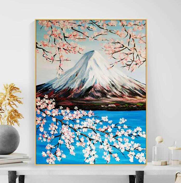 楽天市場】富士山(アクリル・ガッシュ|絵画):アート・美術品 楽天市場】富士山(アクリル・ガッシュ|絵画):アート・美術品
