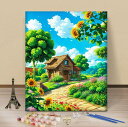 油絵 絵画 母の日 父の日 40*50cm インテリア 油絵 セット 油絵風 壁掛け 美術品 数字 塗り絵 大人の 塗り絵 塗り絵 キット セット 風景画 DIY絵 キャンバス 油絵の具 プレゼント 壁デコ 壁装飾 名画 壁飾り ギフト 手作り 敬老の日 母の日 初心者 誕生日 新築 お祝い