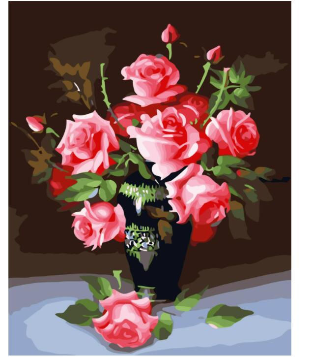 油絵 絵画 母の日 父の日 40*50cm インテリア 油絵 セット 油絵風 壁掛け 美術品 数字 塗り絵 大人の 塗り絵 塗り絵 キット セット 風景画 DI...